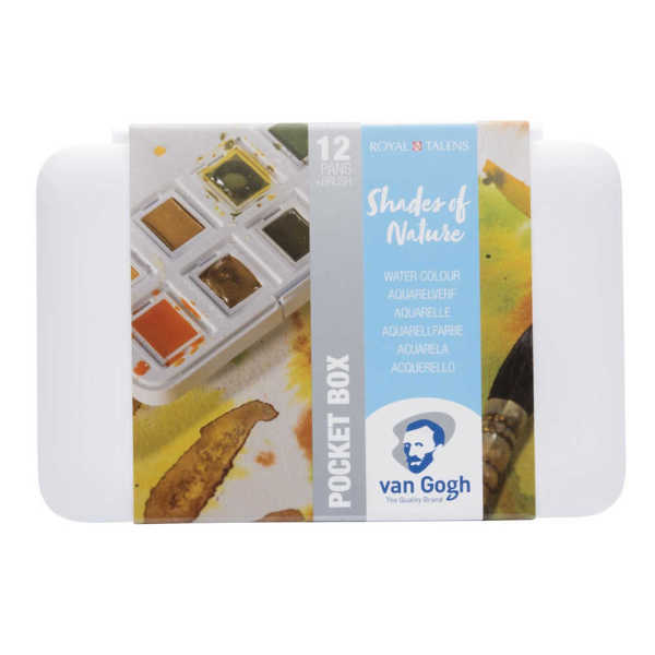 Picture of Van Gogh Watercolour Nature Colours Set of 12 Pans