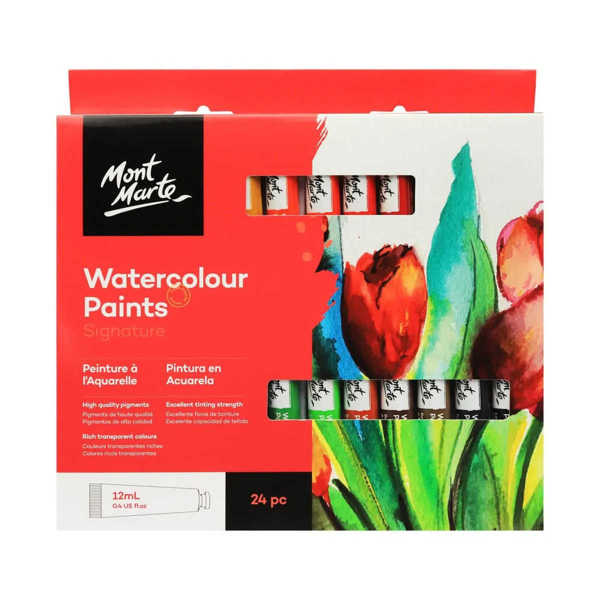 Picture of Mont Marte Signature Watercolour Paints 24pce