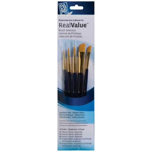 Picture of Princeton Real Value Brush Set Blue 5pk