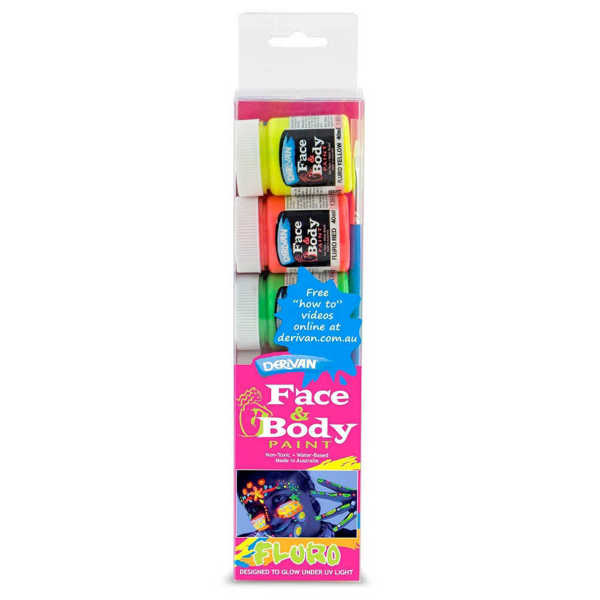 Picture of Derivan Face Paint Sets- Fluros