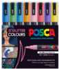 Picture of Uni POSCA Marker Pen PC-3M Fine Set of 8 Glitter