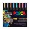 Picture of Uni POSCA Marker Pen PC-5M Metallic Set 8pk