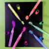 Picture of Mont Marte Fluoro Acrylic Paint Pens 6pk