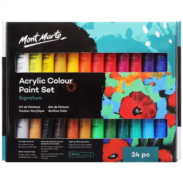 Picture of Mont Marte Studio Acrylic Paint Set 24pce x 36ml