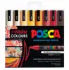 Picture of Uni Posca Paint Pen PC-5M 8 Warm Set